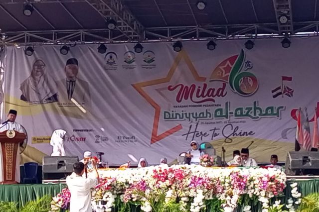 Milad ke-46 Diniyyah Al-Azhar Gelar Tabligh Akbar